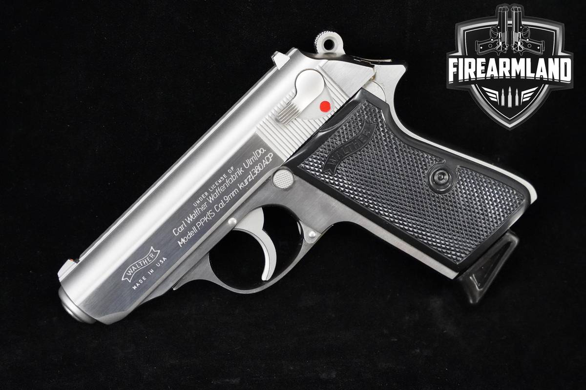 Walther PPK/S 380 ACP Stainless Steel Walther-PPK/S PPK-S 2MAGS & ORIG CASE
