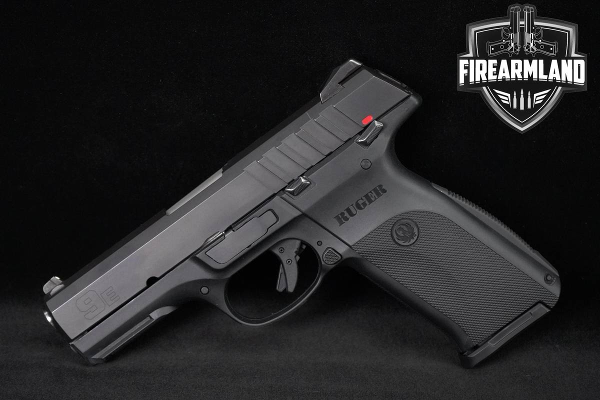Ruger 9E 9mm 4.14" 9 E Ambi Matte Black SR-Series Home Defense Pistol