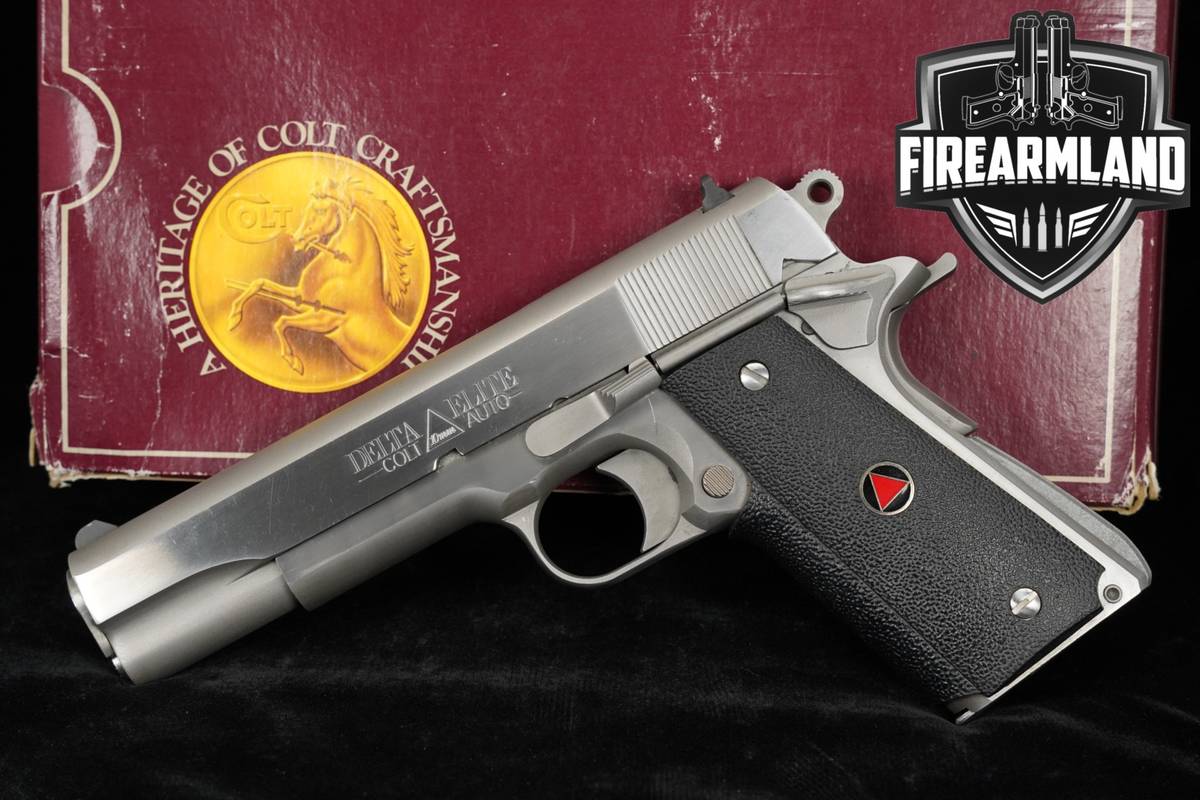 1989 Colt Delta Elite Stainless, First Generation, Pre-Enhanced 10mm 1911