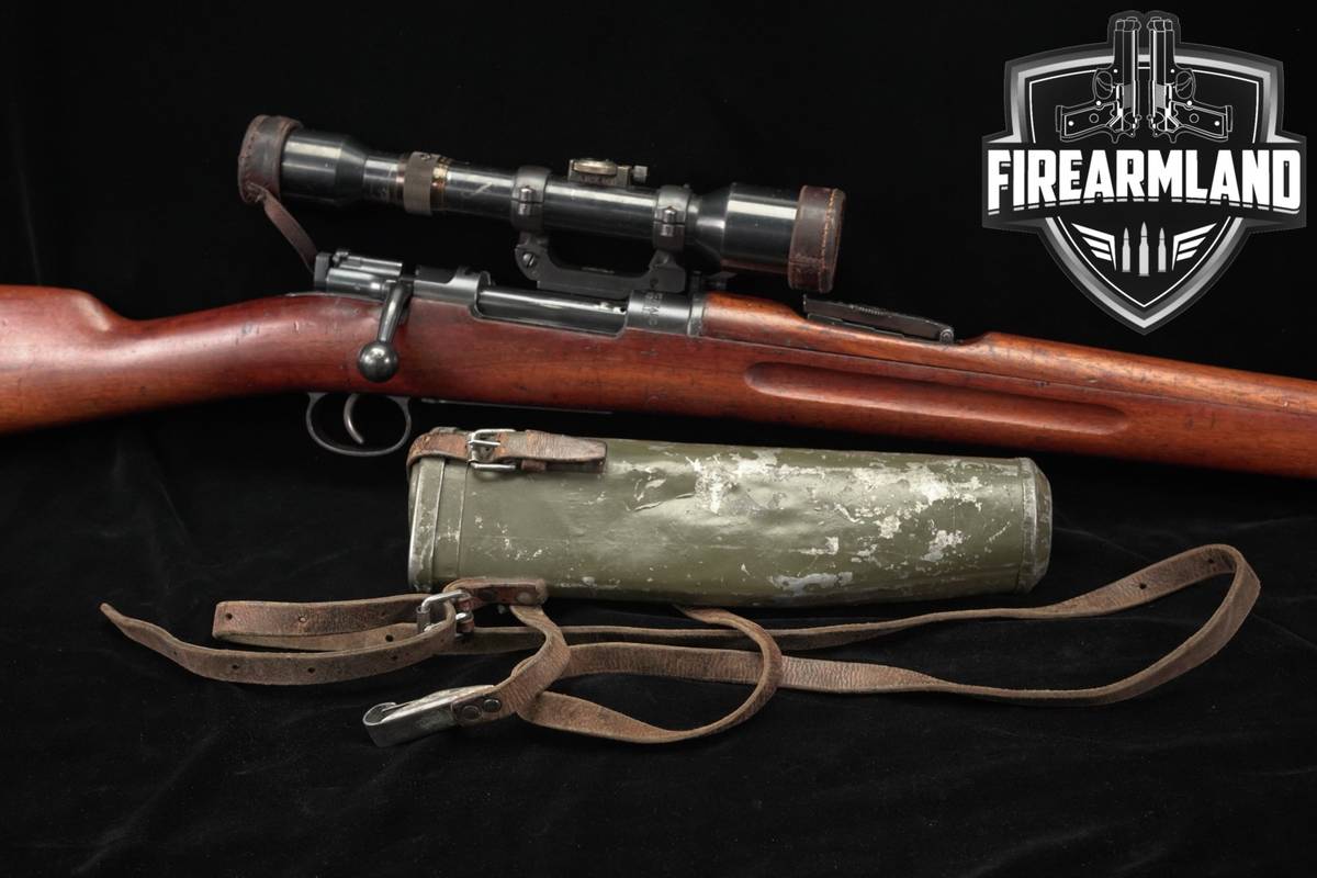 1913-15 Carl Gustaf m/41B 6.5x55 Swedish +Matching AJACK 4x90 OPTIC & CAN