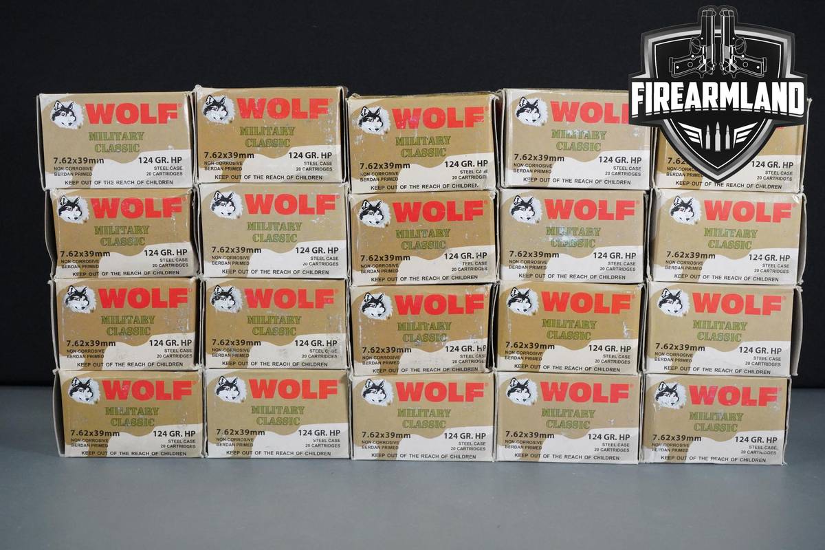 7.62x39 Ammo 7.62x39 Ammunition 400 ROUNDS
