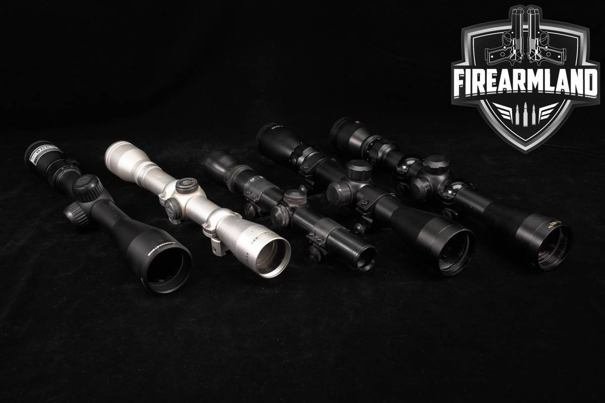 FIVE SCOPE LOT 5 Pack Weaver Simmons Tasco Nikon Riflescope Scopes