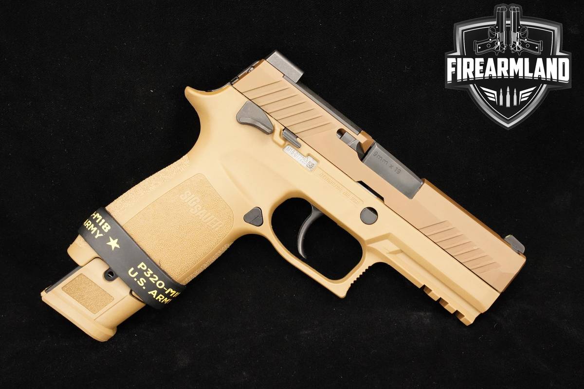 Sig Sauer P320-M18 9mm Coyote PVD Sig-Sauer P320-M18 P-320 M-18 +ORIG CASE