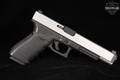 Glock G20 SF (Short Frame); Gen 3 10mm Two-Tone Silver & Black in Good Condition Image 3