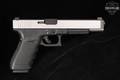 Glock G20 SF (Short Frame); Gen 3 10mm Two-Tone Silver & Black in Good Condition Image 4
