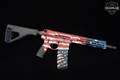 Daniel Defense DDM4 V7 P .300 AAC Blackout (7.62x35mm) American Flag Pattern in Very Good Condition Image 3
