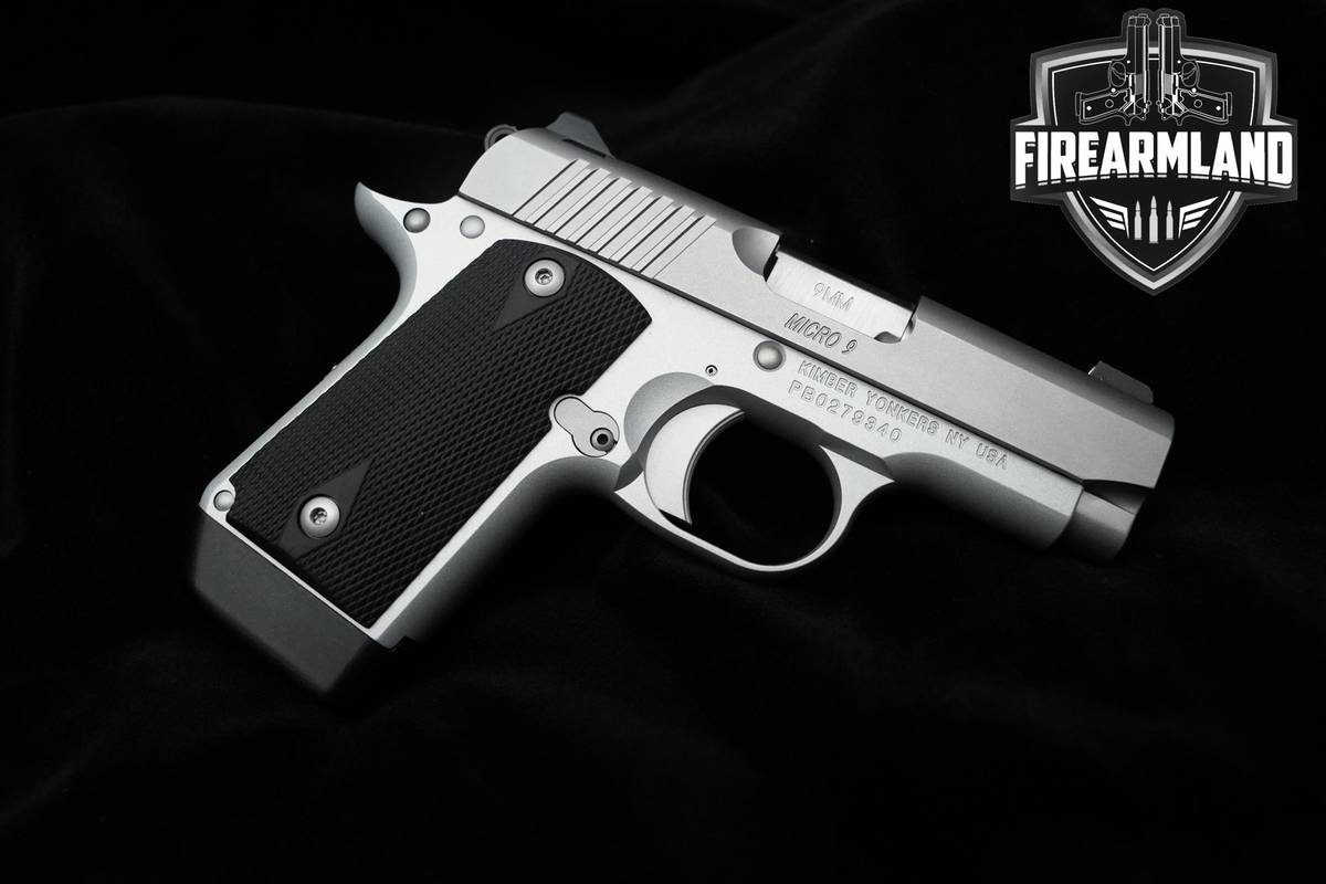 Kimber Micro 9 Stainless 9mm 3.15" 1911 Micro Kimber Micro9 +ORIG BOX