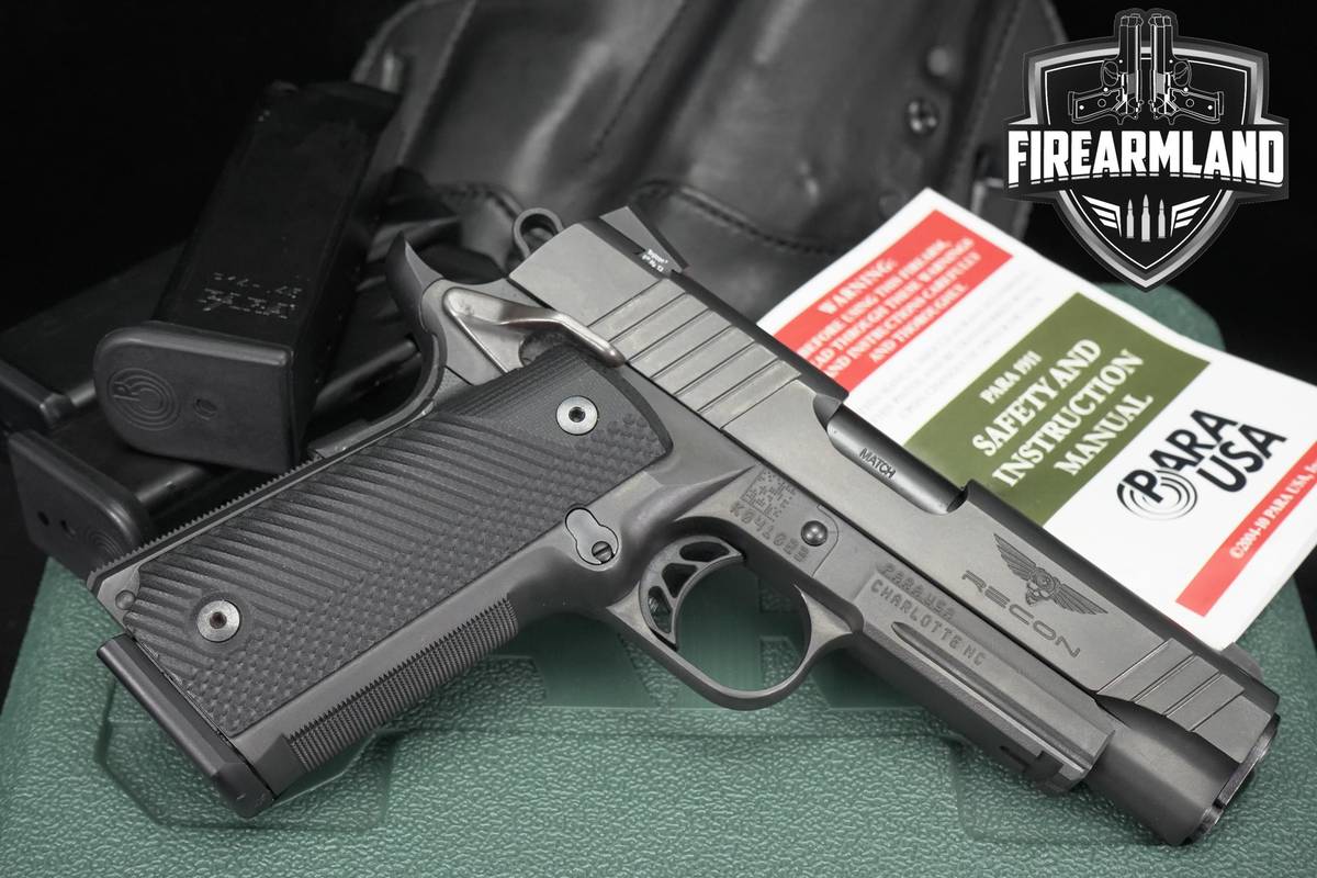 Para USA Black Ops Recon 45 ACP 1911 4.25" 1911A1 Pistol +4 MAGS & OG CASE