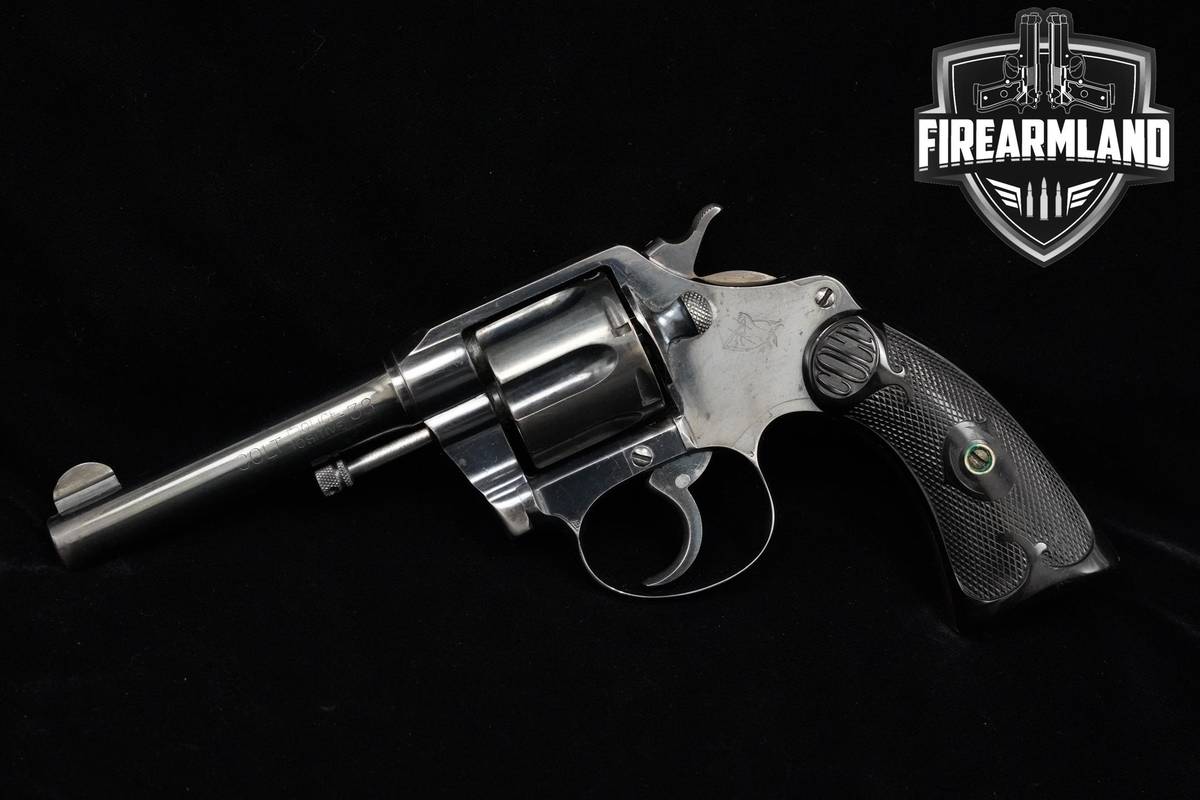 FIRST ISSUE 1906 Colt Police Positive 38 S&W 4" Blued Colt DA/SA