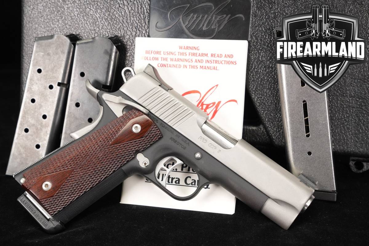 Kimber Pro CDP Series II; Custom Shop 45 ACP 1911 +4 MAGS & ORIG BOX
