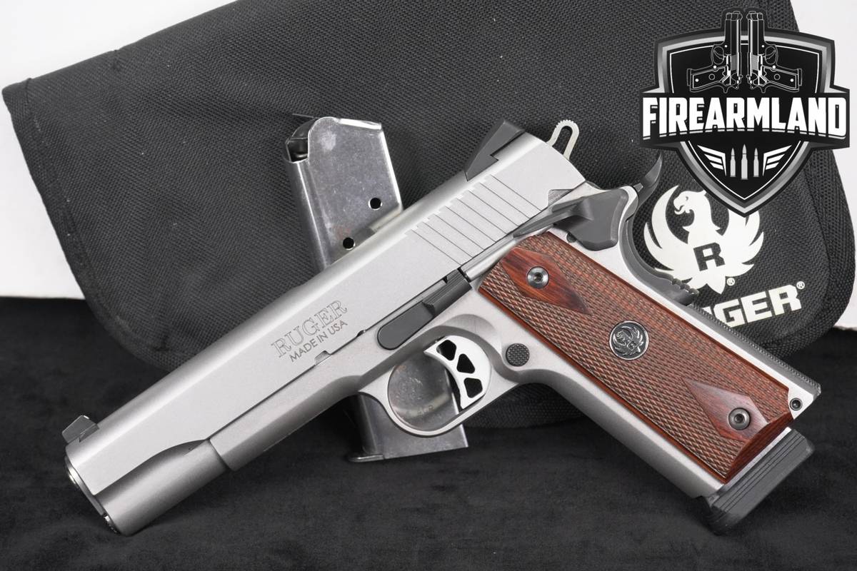 2013 Ruger SR1911 45ACP 1911 5" Series 70 +2 MAGS, SOFT CASE & ORIG BOX