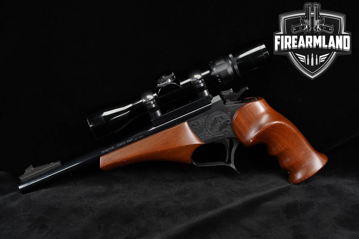 1985 Thompson Center T/C Contender G1 22 WMR 10" Target Pistol TC +OPTIC