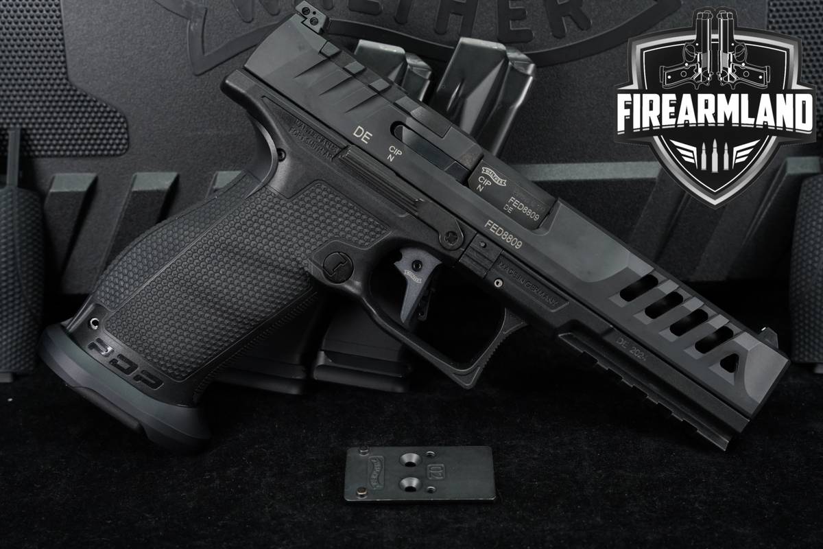Walther PDP Match Polymer Full 9mm Optics-Ready DPT +3 MAGS & ORIG CASE