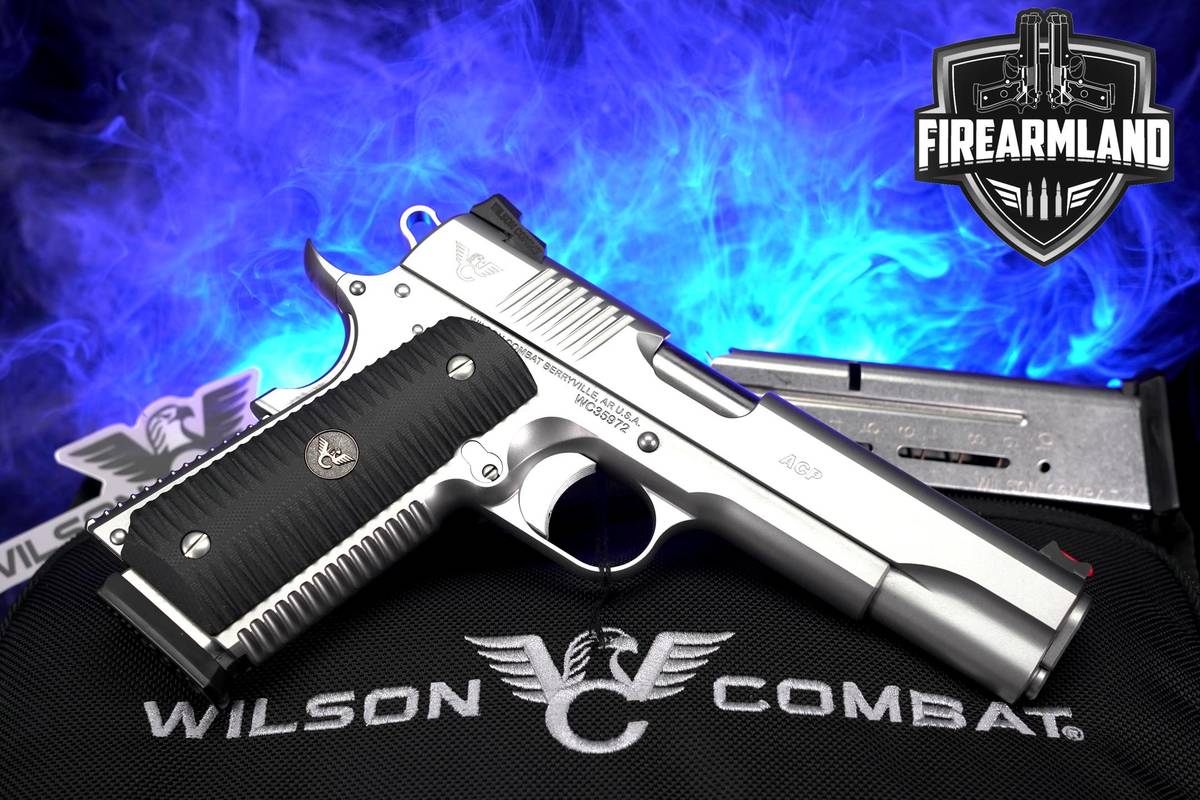 Wilson Combat WC 45ACP Full-Size 9mm 1911 5" 1911A1 +2 MAGS & ORIG CASE