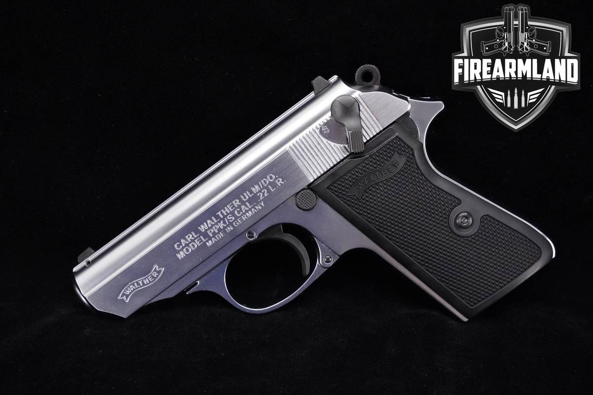 Walther PPK/s 22LR Stainless Steel Walther-PPK/s PPK-S +2 MAGS & ORIG CASE