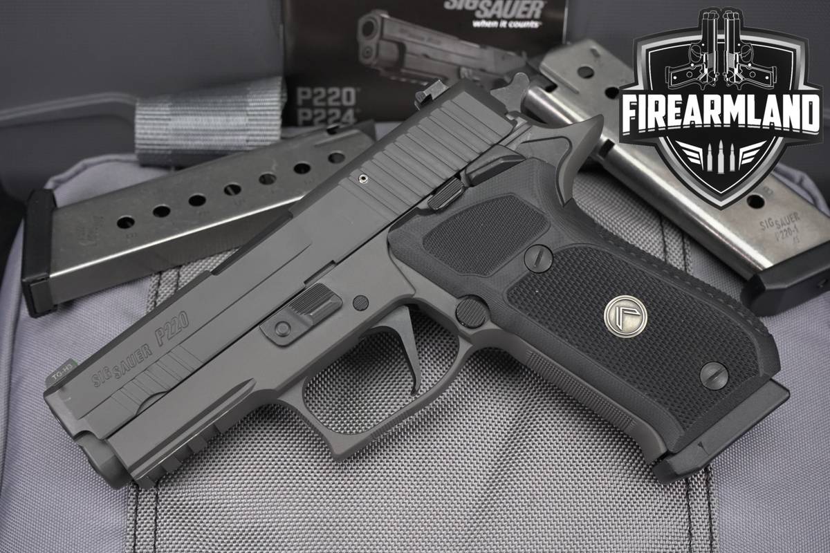 LIKE NEW Sig Sauer P220 Legion Carry SAO 45 ACP P 220 +3 MAGS & ORIG CASE