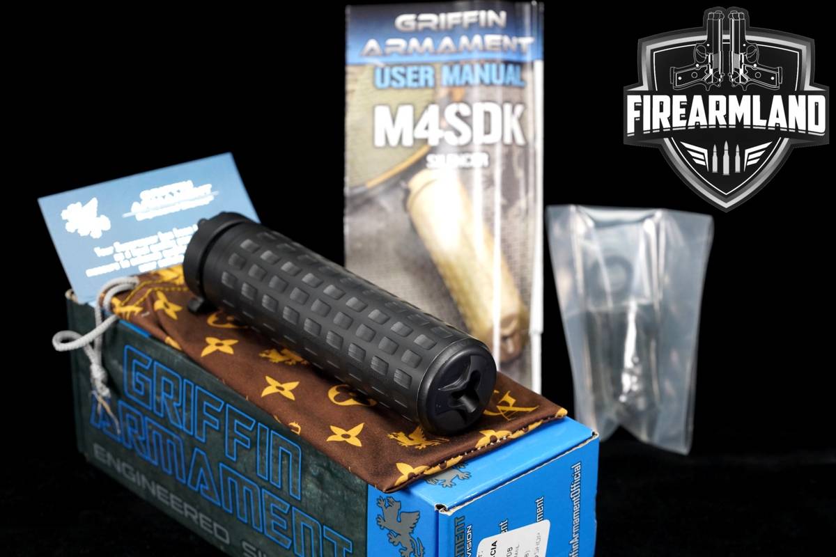Griffin Armament M4SDK 5.56mm NATO Suppressor M4SD-K M4 SDK +ORIG BOX