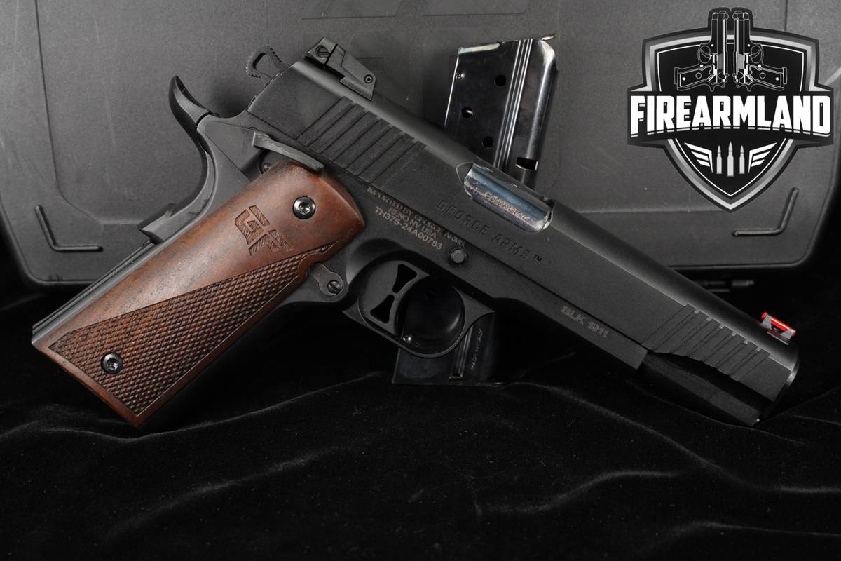 LIKE-NEW GForce Arms Chronicle 1911 9mm 5" +2 MAGS, ORIG CASE