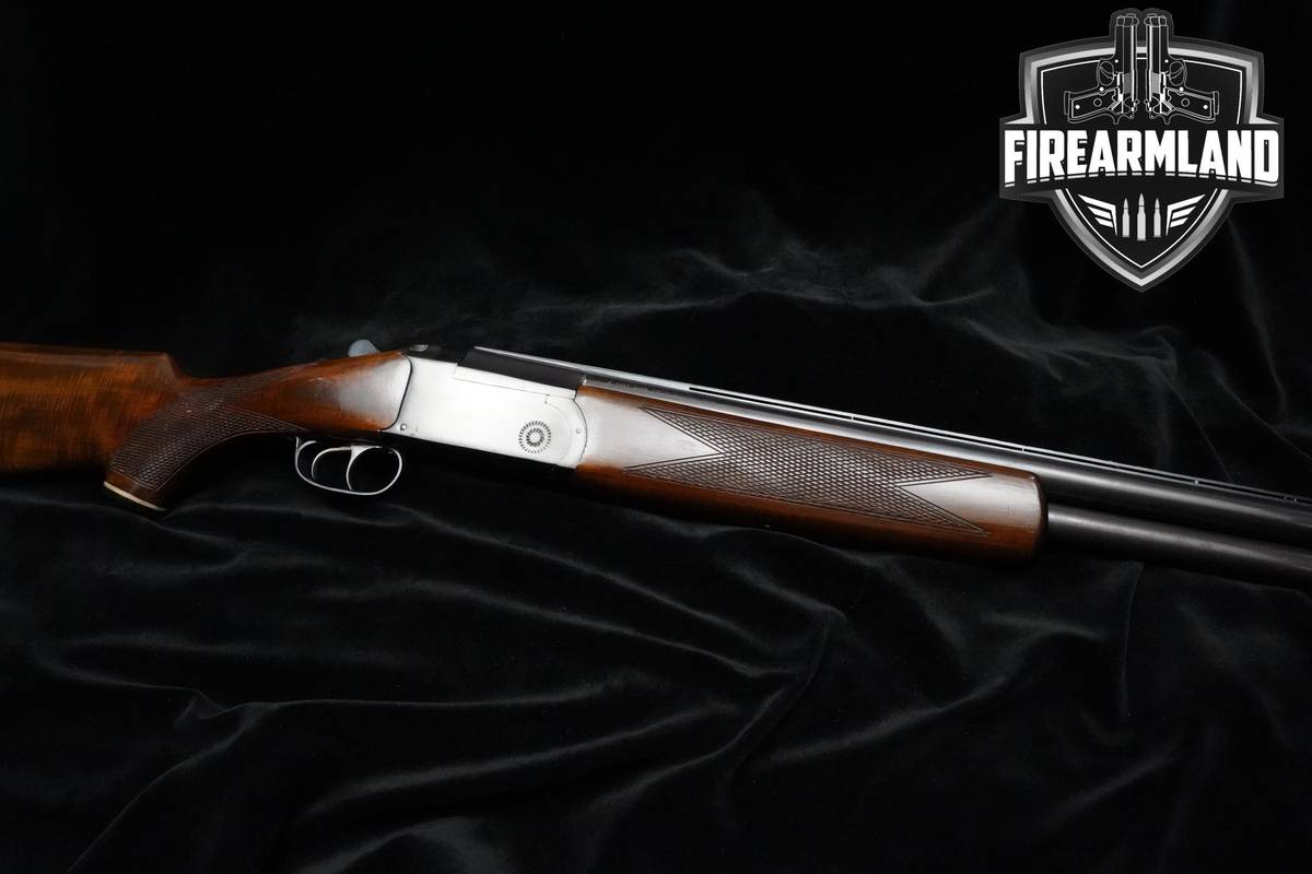 Boito Double 12-Gauge Over/Under 28" Full/Mod Blued Boito VENT RIB 2 3/4"