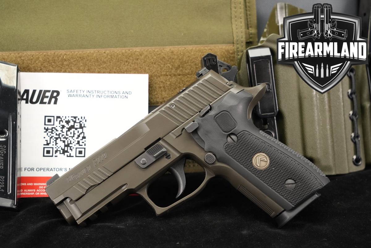 Sig Sauer P229 Legion R2 9mm OR P-229 +3 MAGS, ORIG CASE & HOLSTER