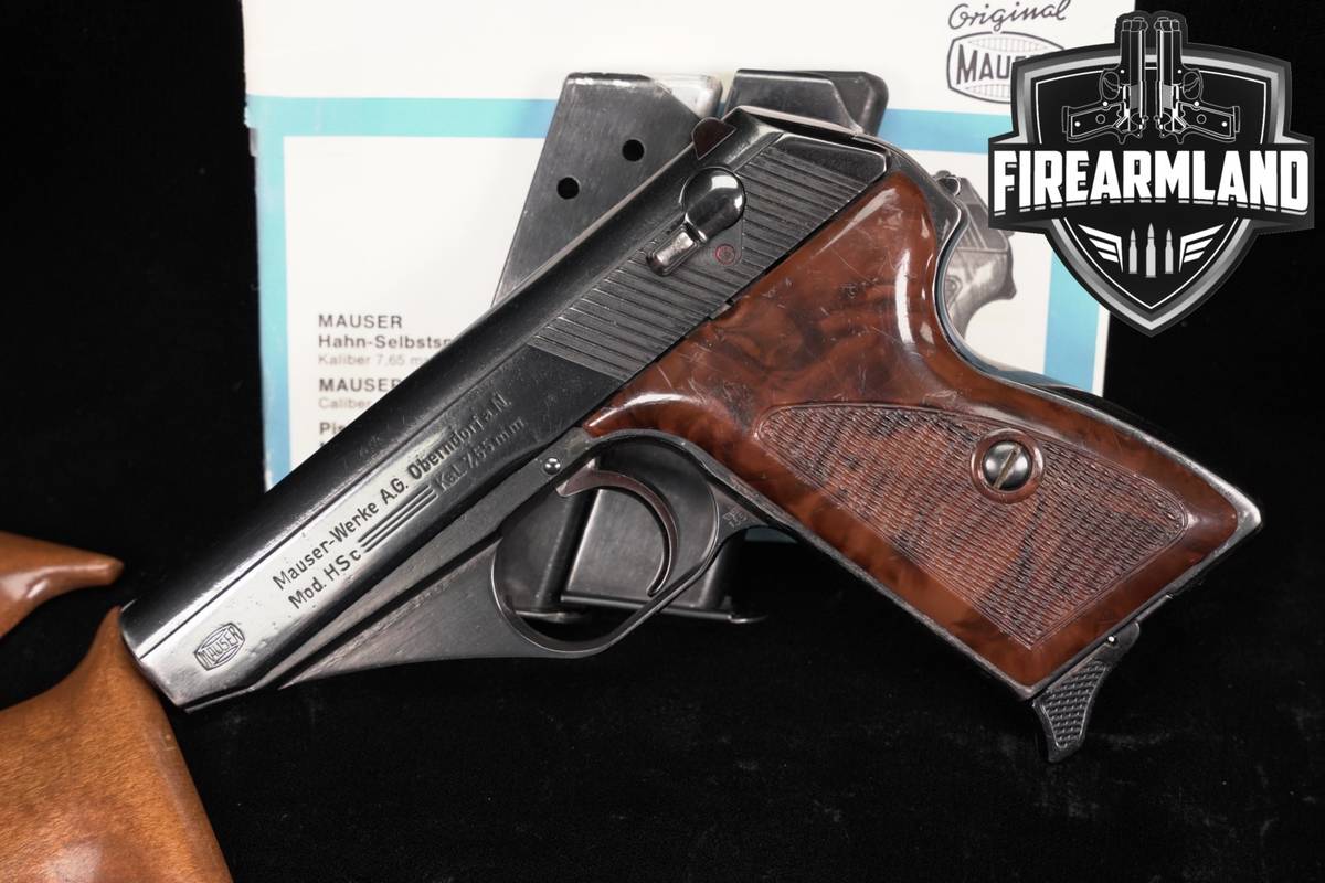 1943 Mauser HSc German Army Accepted (WaA135) 32 ACP 3.4" Blued +3 MAGS