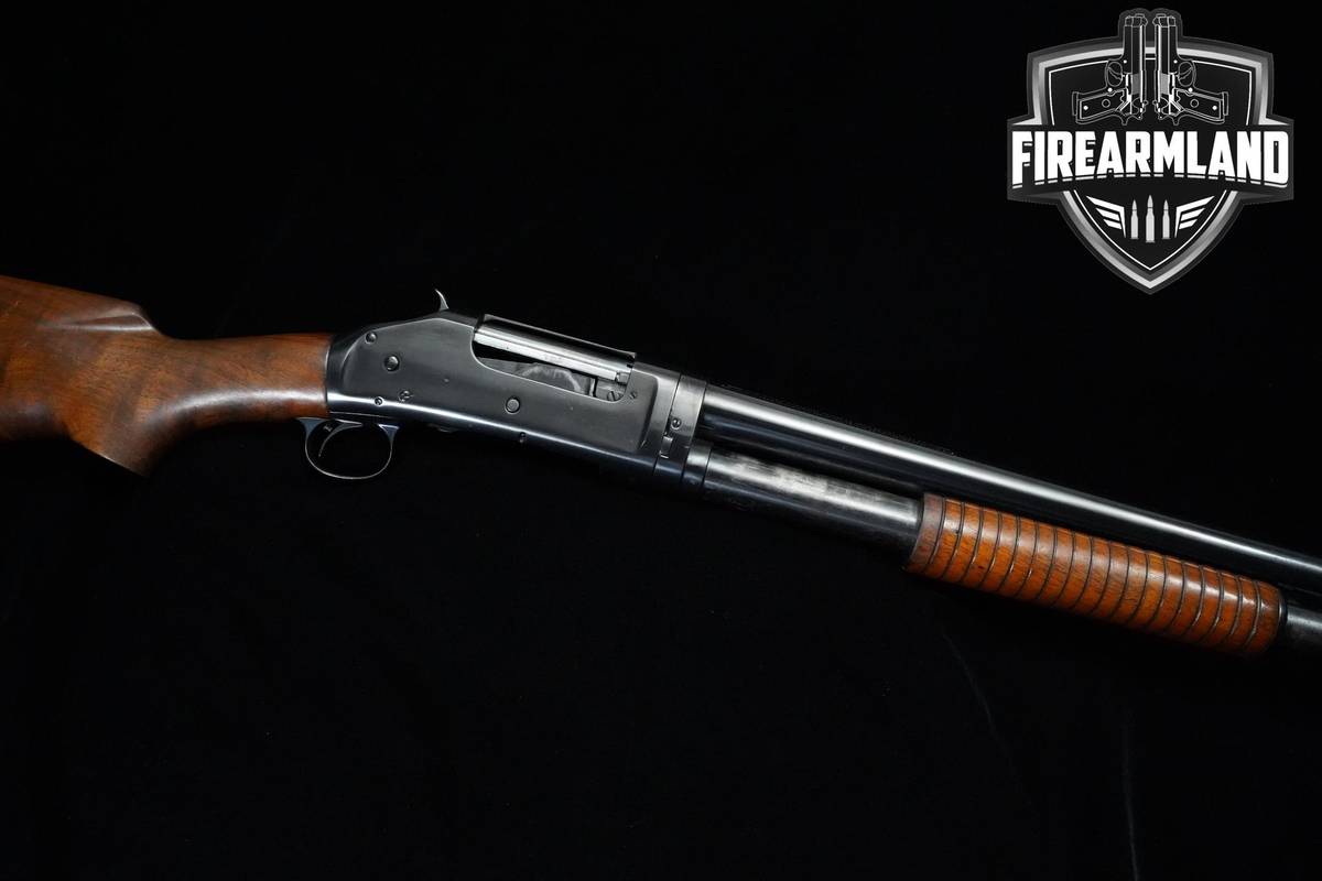 1927 Winchester Model 1897 Riot 12-Gauge 18.5" Blued Winchester 1897 2-3/4"