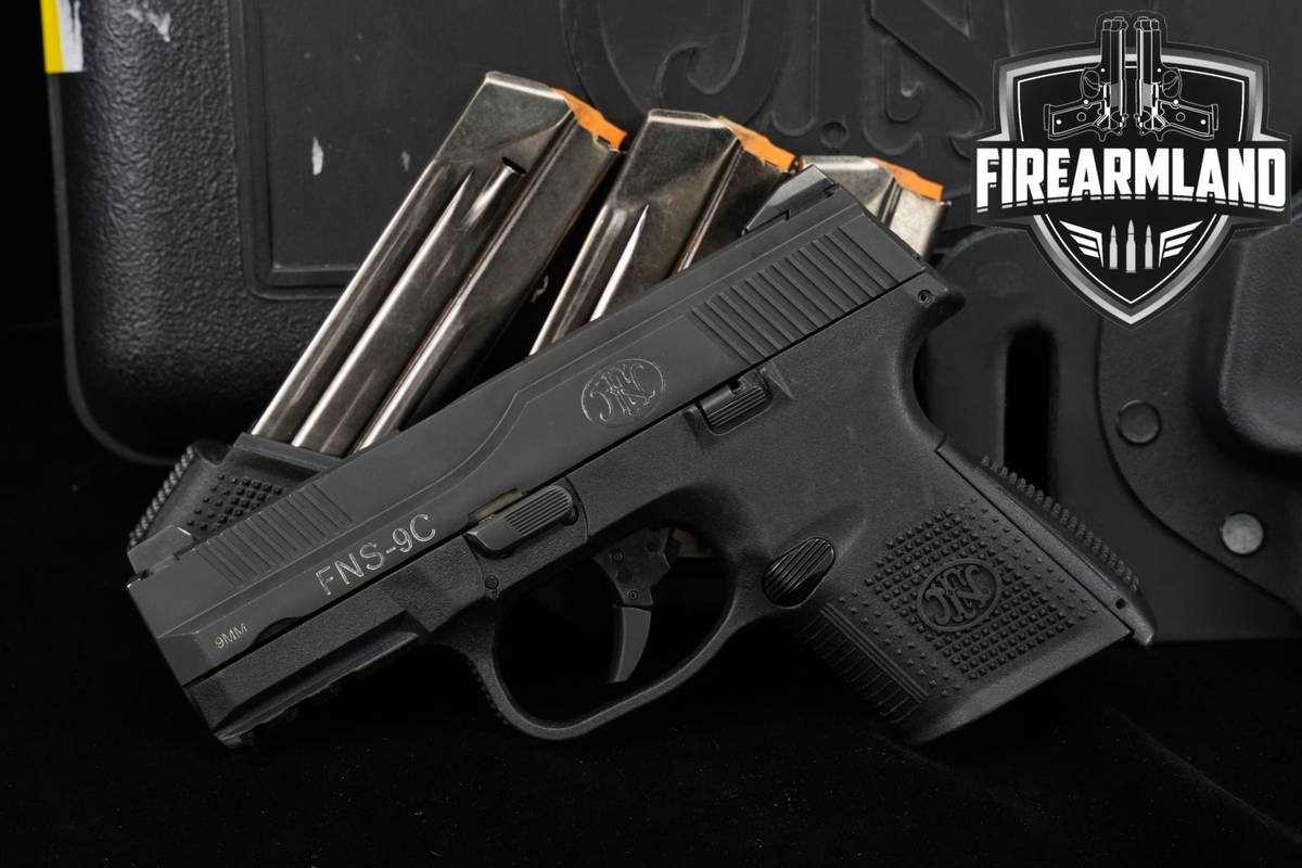FN FNS-9C 9mm FNS9C +3 MAGS, ORIG CASE & HOLSTER