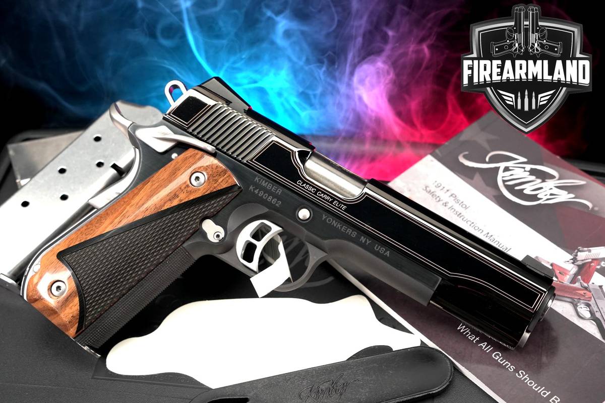 LIKE-NEW Kimber Classic Carry Elite Custom Shop 45 ACP 1911 5" +4 MAGS