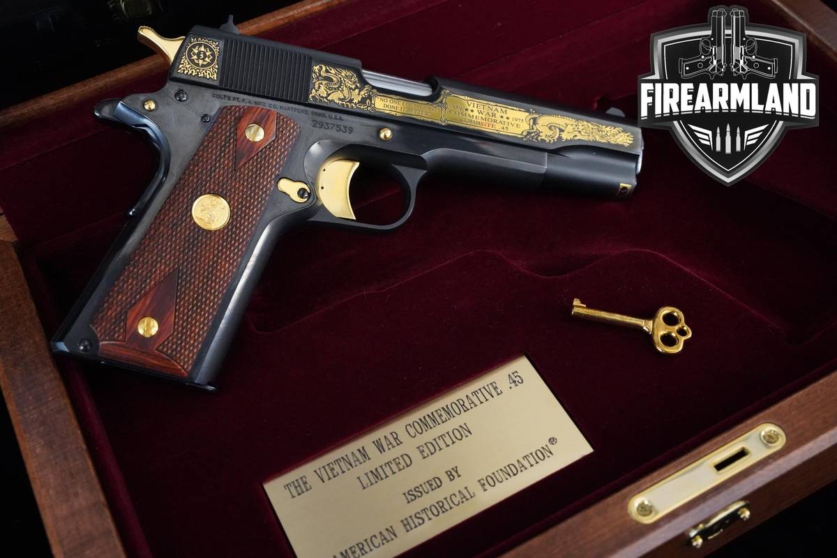 Colt Government Model Vietnam War Commemorative 45 ACP 5" Colt +ORIG CASE