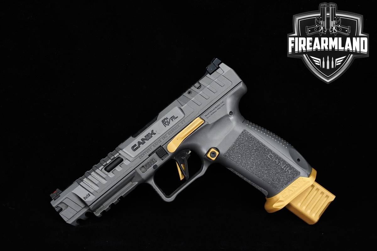 Canik SFx Rival 9mm 5" Grey Optic-Ready +3 MAGS, ORIG CASE & HOLSTER