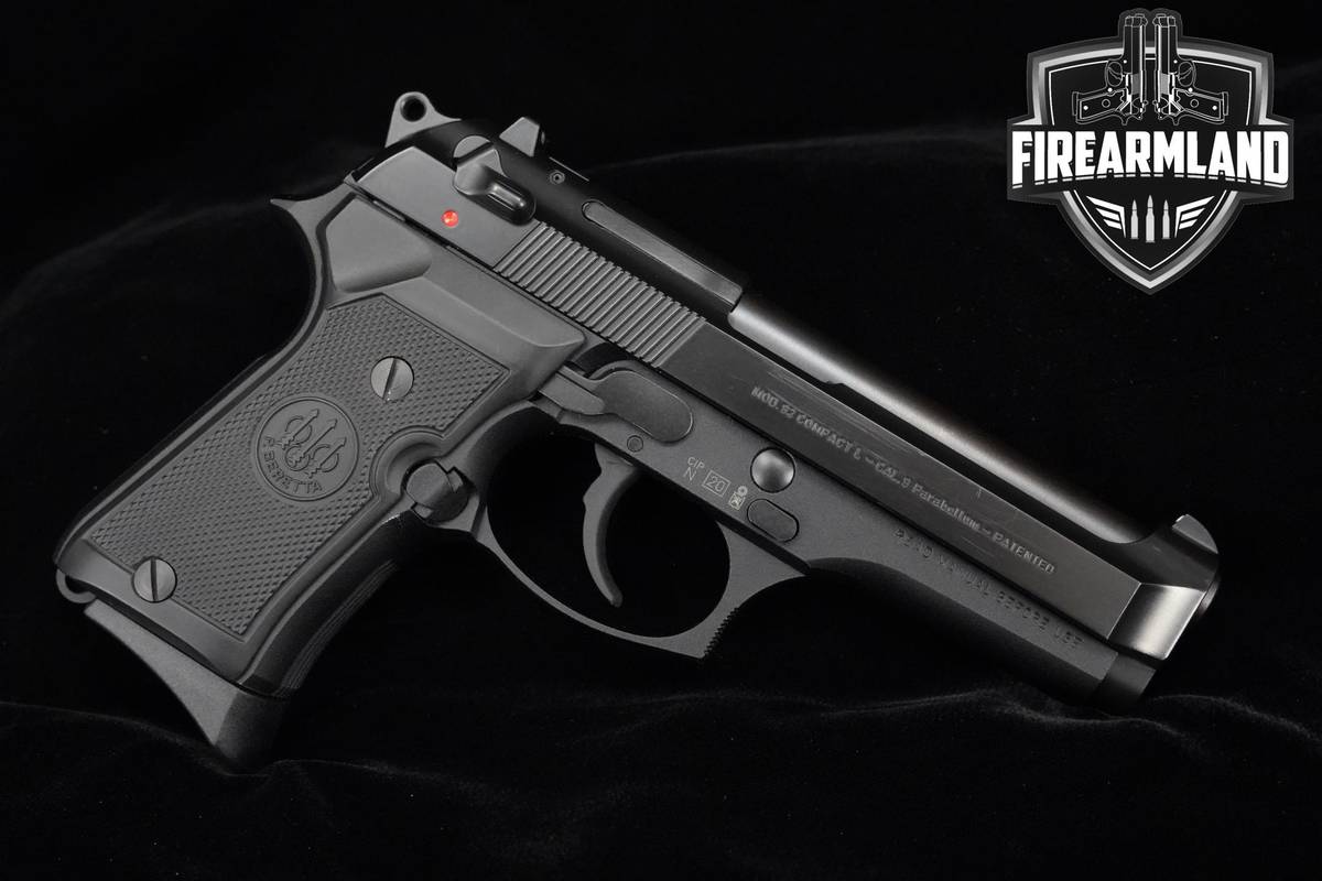Beretta 92FS Compact L 9mm 4.25" Black Bruniton Beretta-92FS 92-FS +HOLSTER