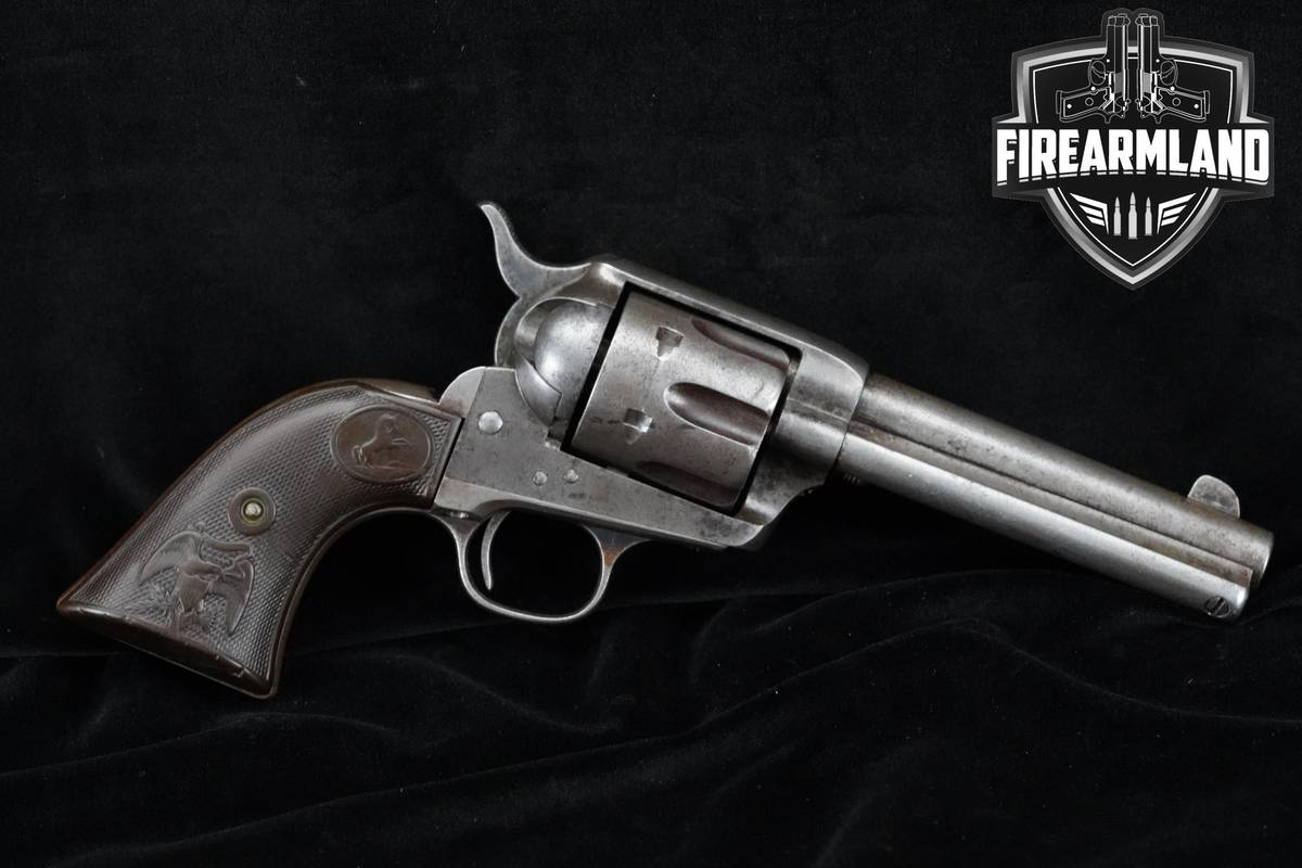 1886 Colt Model 1873 Single Action Army 45 Colt 4.75" Blued 1873 M1873