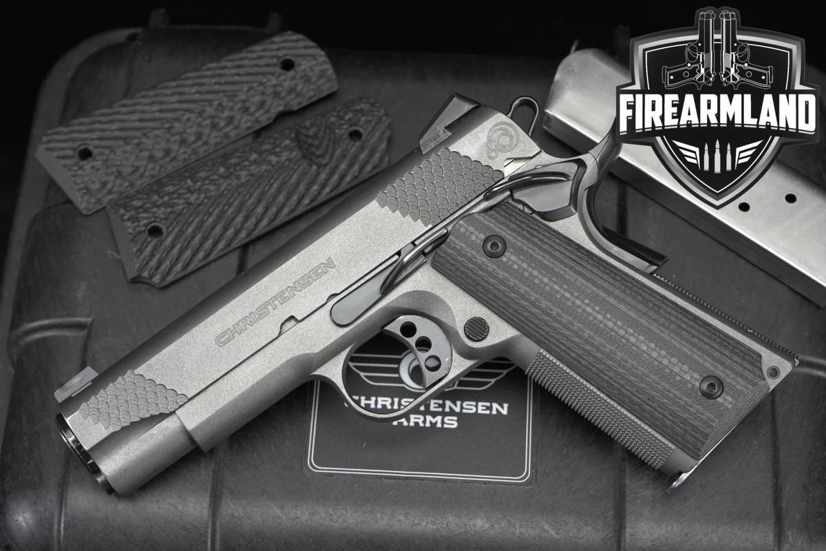 Christensen Arms C4-Ti Commander 45 ACP 1911 4.25" Grey +2 MAGS & ORIG CASE