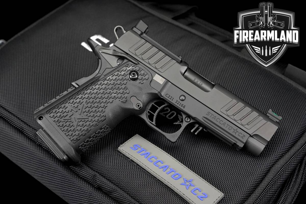 Staccato STI C2 Optic-Ready 9mm 2011-1911 3.9" Stainless +2 MAGS & OG CASE