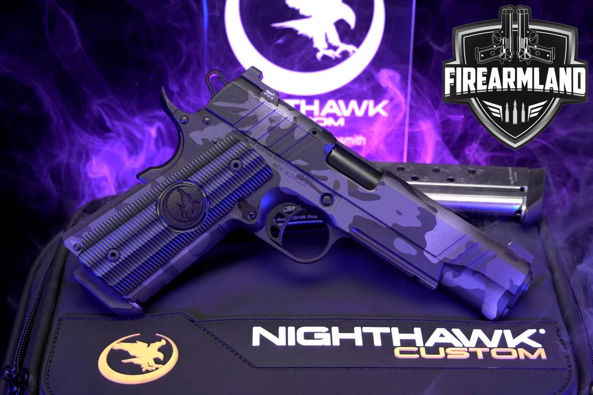 Nighthawk Custom GRP Interchangeable Optic System IOS 10mm 1911 5 +2 MAGS