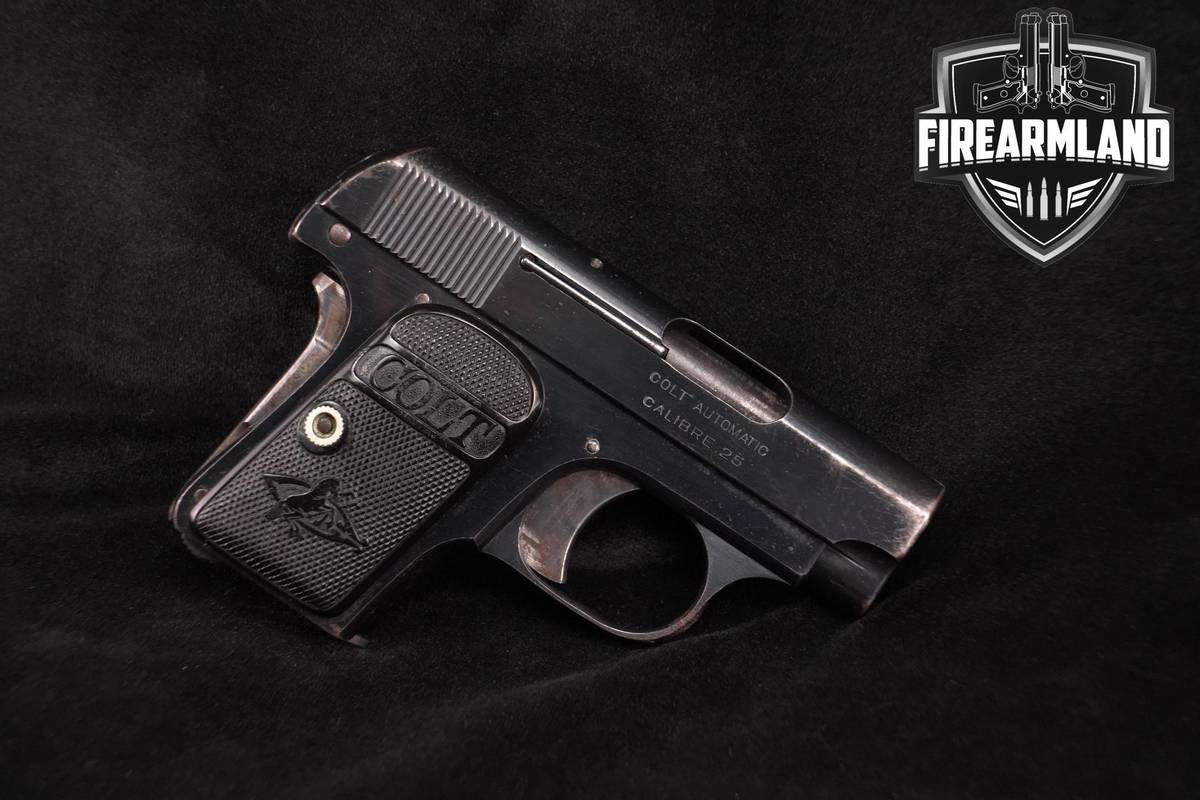 VINTAGE 1911 Colt Model 1908 Vest Pocket .25 ACP M1908 VP 2" Blued