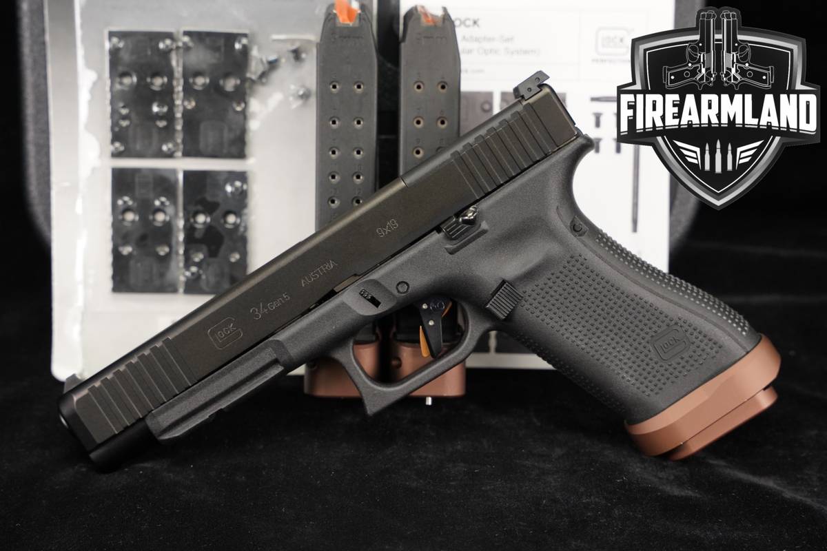 Glock 34 Gen5 MOS G34 Gen 5 9mm 5.31" +3 MAGS & ORIG CASE