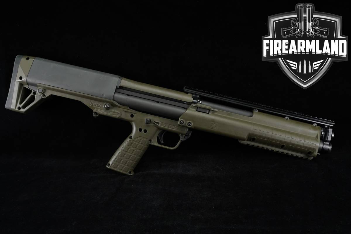 Kel-Tec KSG 12-Gauge 18.5" Gray & OD Green KelTec 3 Dual-Tube Selector