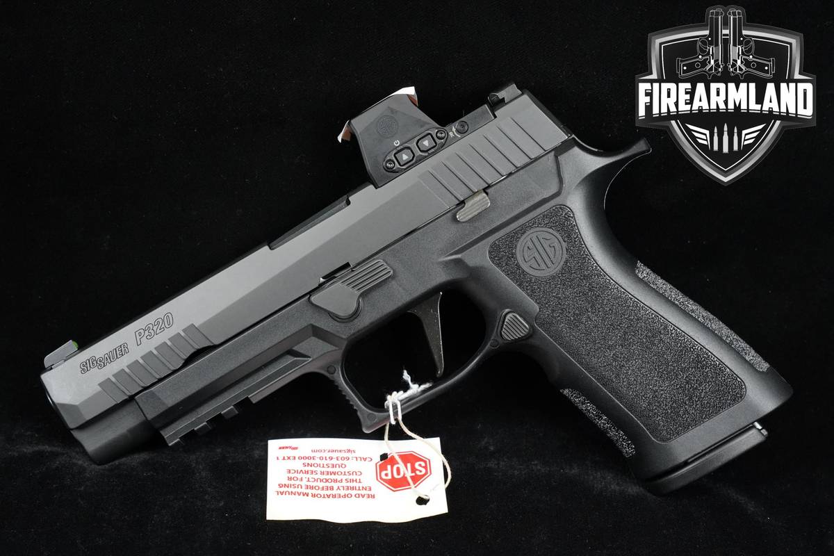 LIKE-NEW Sig Sauer P320 XSeries FULL 9mm 4.7" +3 MAGS, ORIG CASE & ROMEO-X