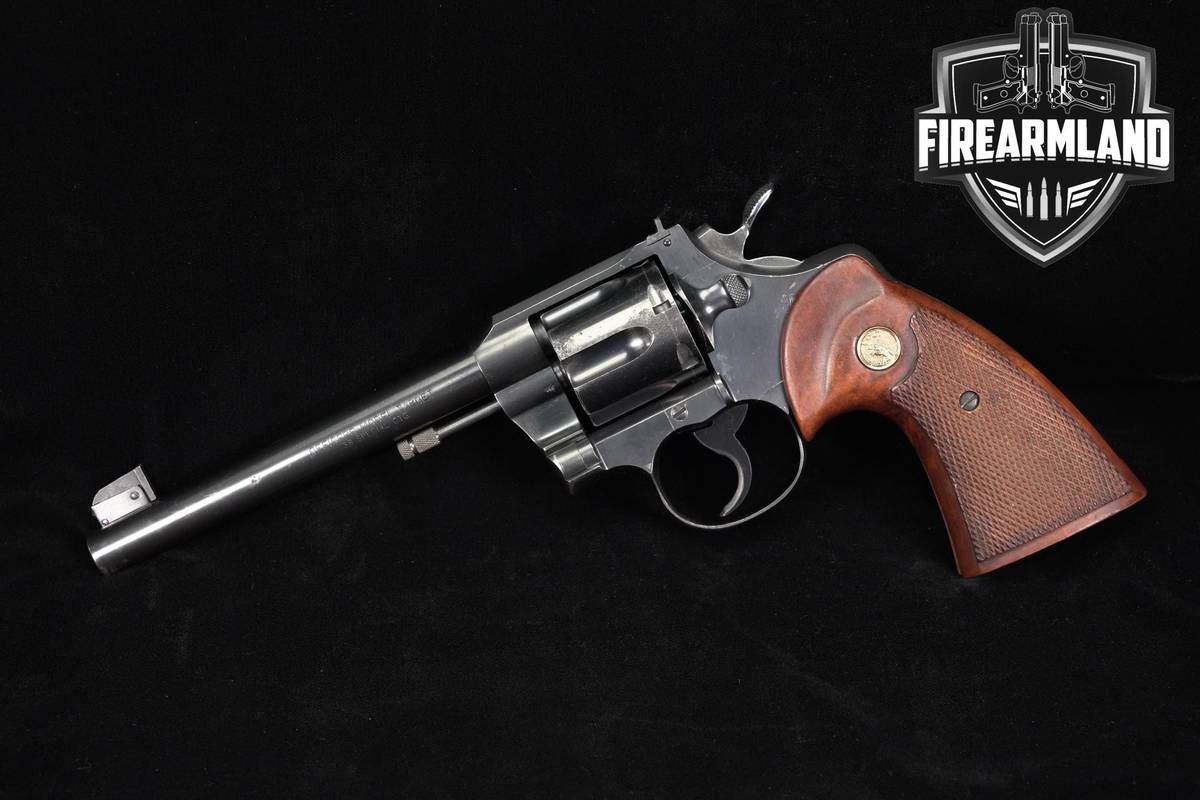 1950 Colt Officers Model Target Third Issue 38 Special 6" Blued +ORIG BOX