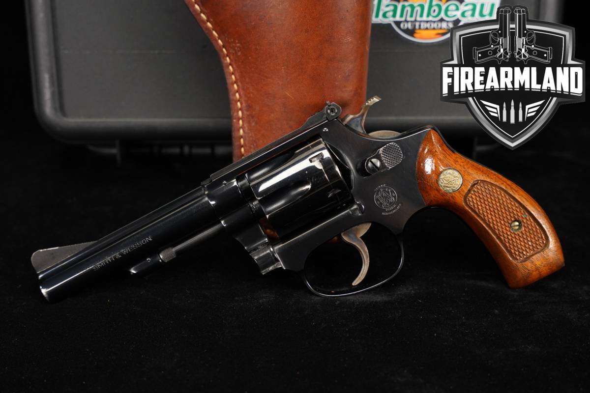 Smith & Wesson Model 34-1 Kit Gun S&W 22LR 4" Blued DA/SA +CASE