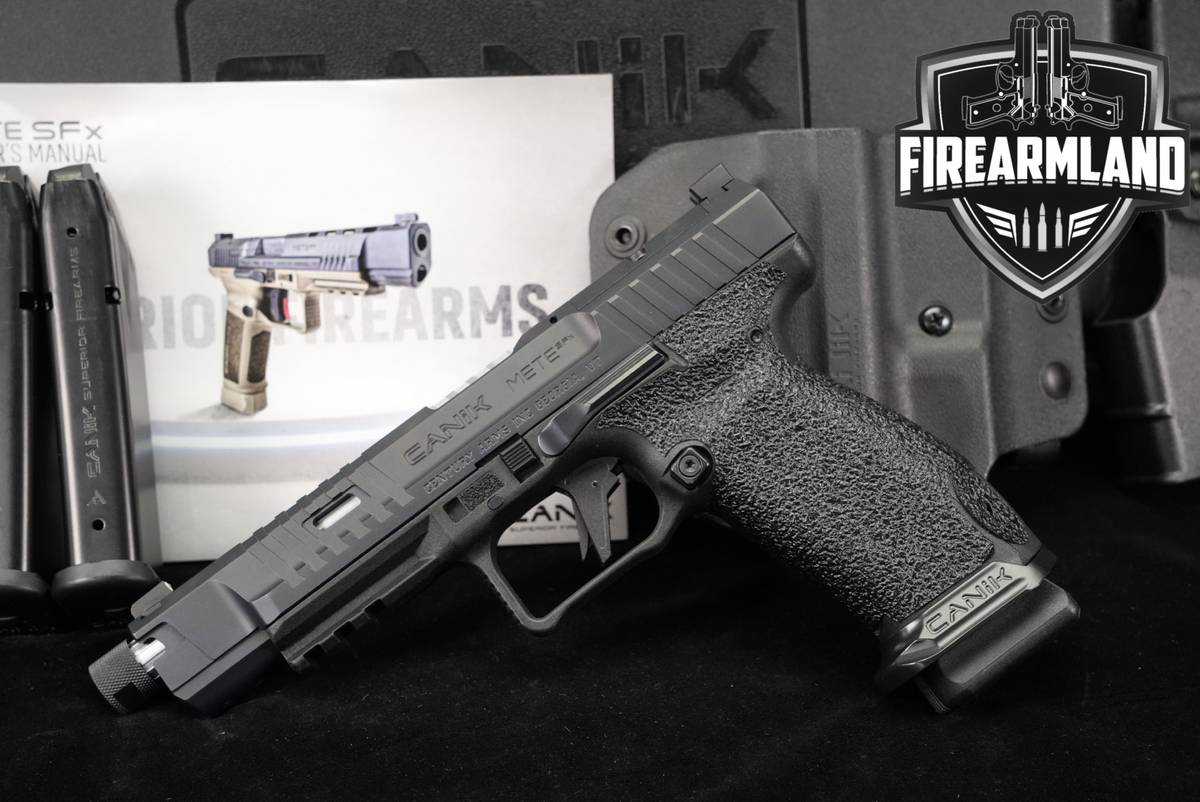 Canik METE SFx Pro 9mm Optics-Ready THREADED +4 MAGS, ORIG CASE & HOLSTER