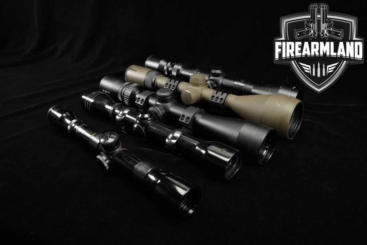 FIVE SCOPE LOT 5 Pack Bushnell Redfield Simmons Vortex Riflescope Scopes