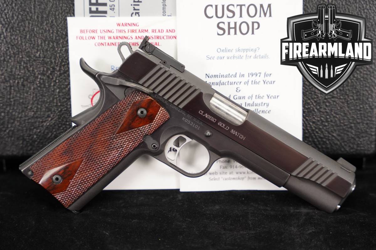 Kimber Classic Gold Match Series I 45 ACP 1911 Blued +ORIG CASE
