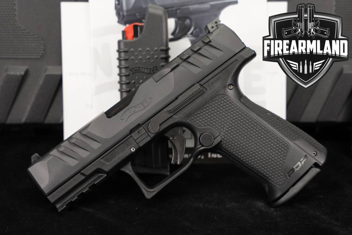 Walther PDP F-Series 9mm Optics-Ready 4" +2 MAGS & ORIG CASE