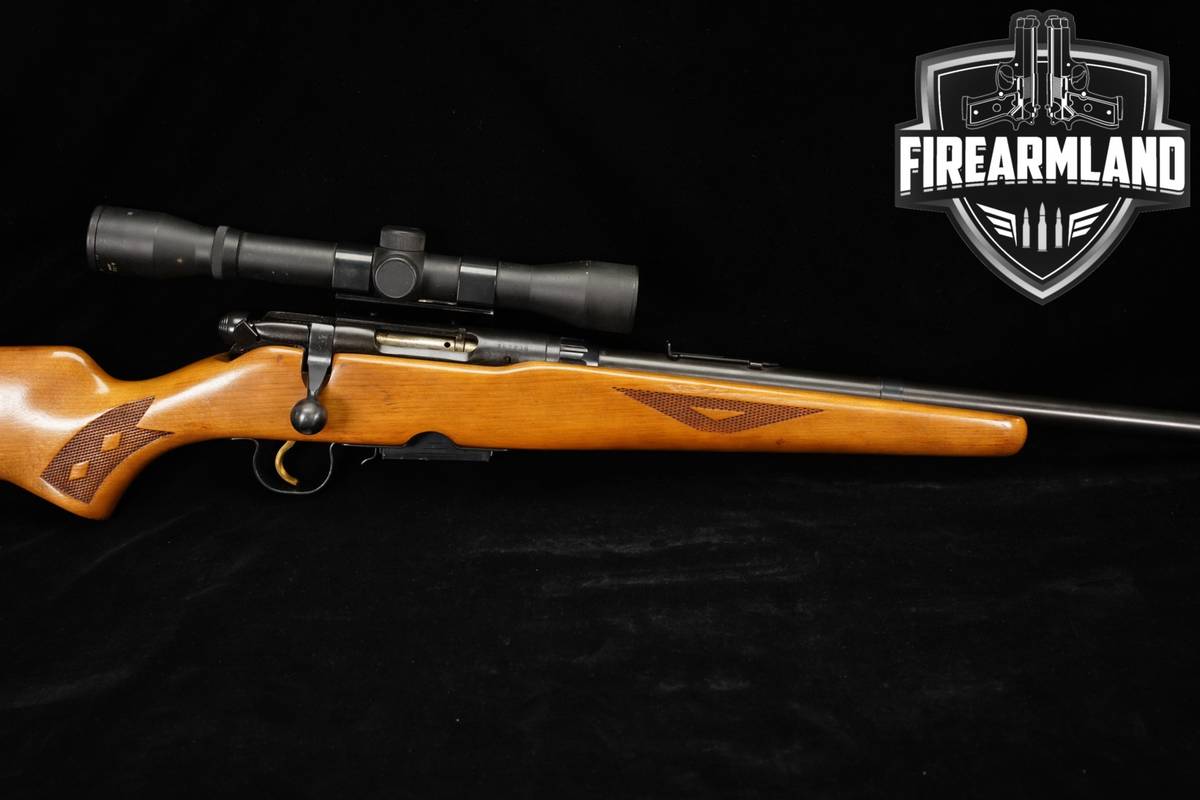 Savage Arms Model 6400 Foremost 222 Rem 24" Blued & Hardwood +TASCO SCOPE