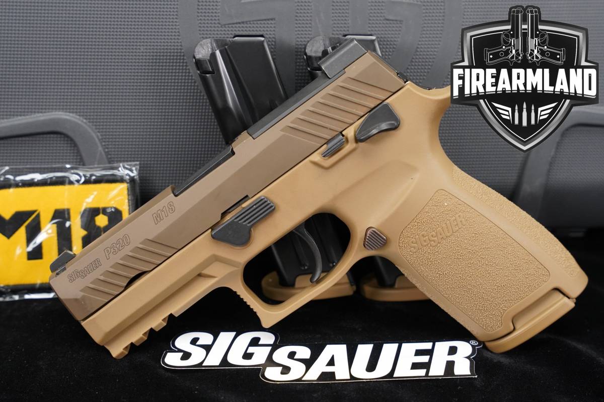 Sig Sauer P320-M18 9mm 3.9" Optics-Ready P 320 M 18 +3 MAGS & ORIG CASE
