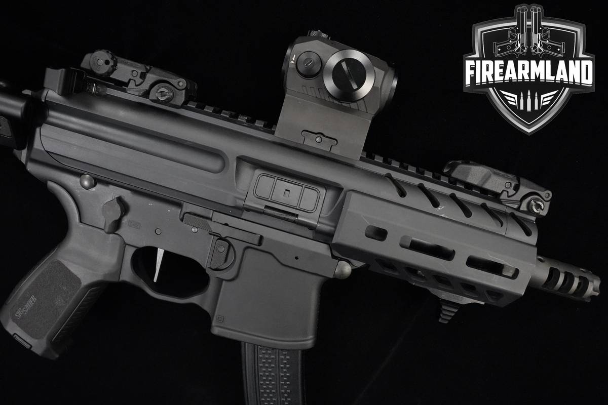 Sig Sauer MPX-K 9mm AR-9 AR Sig-Sauer-MPX-K TIMNEY TRIGGER +BOX & ROMEO5