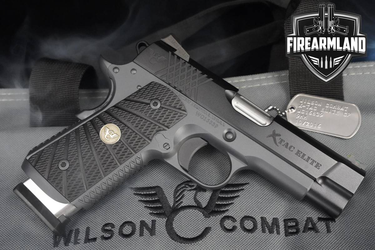 LIKE-NEW Wilson Combat (WC) X-Tac Elite Compact 9mm 1911 4" Wilson-1911