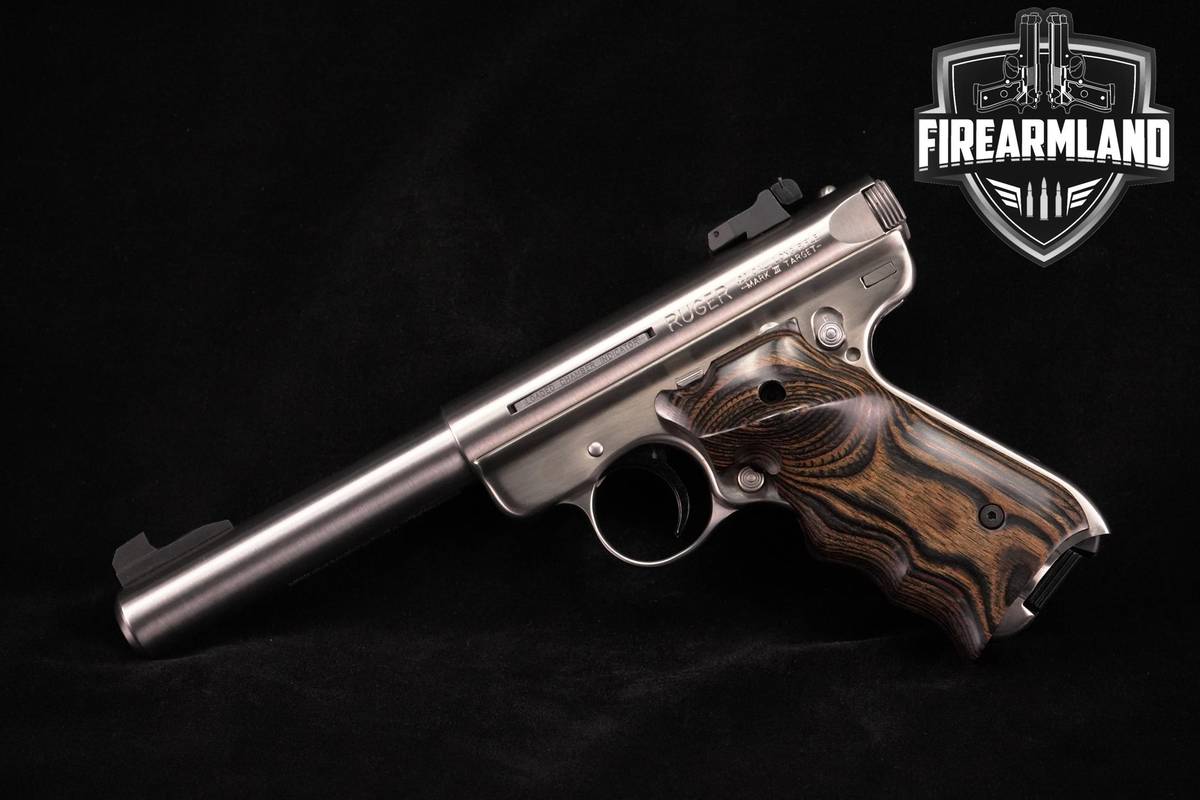 Ruger Mark III Target 22LR 5.5" Stainless Mark-3 MK3 +3 MAGS